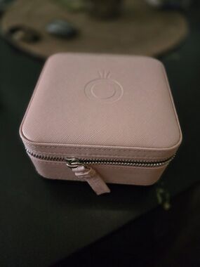Pink Square Pandora Jewelry GIFT/Travel Case